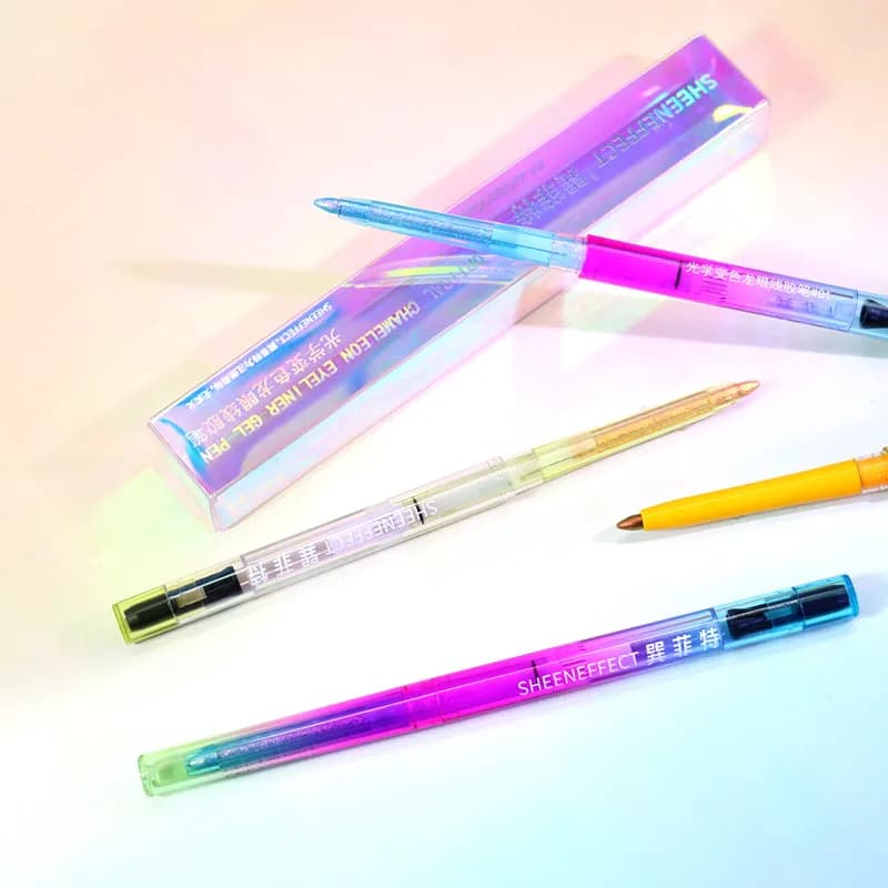 SheenEffect Chameleon Gel Eyeliner Pen Waterproof Quick-Dry,Long-Lasting Highly Pigmented Eye Pencil Cosmetic