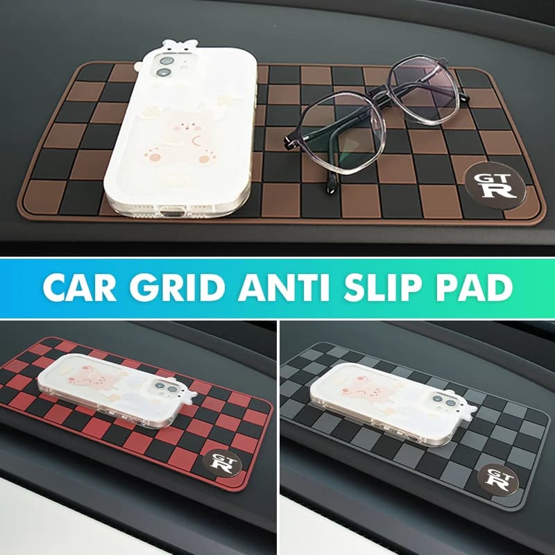 For Nissan Universal Car Dashboard Sticky Anti Slip Mat Phone Holder Pad GTR X-trail Tiida Qashqai J10 J11 Leaf Kicks Versa