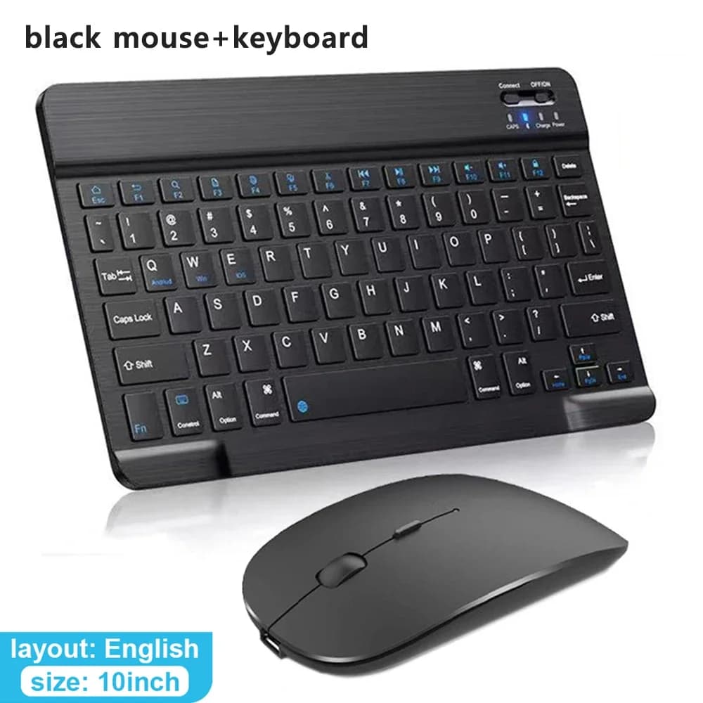 Bluetooth keyboard and mouse for iPad Samsung Xiaomi Huawei Phone Tablet Mini Slim Wireless Keyboard for Android IOS Windows