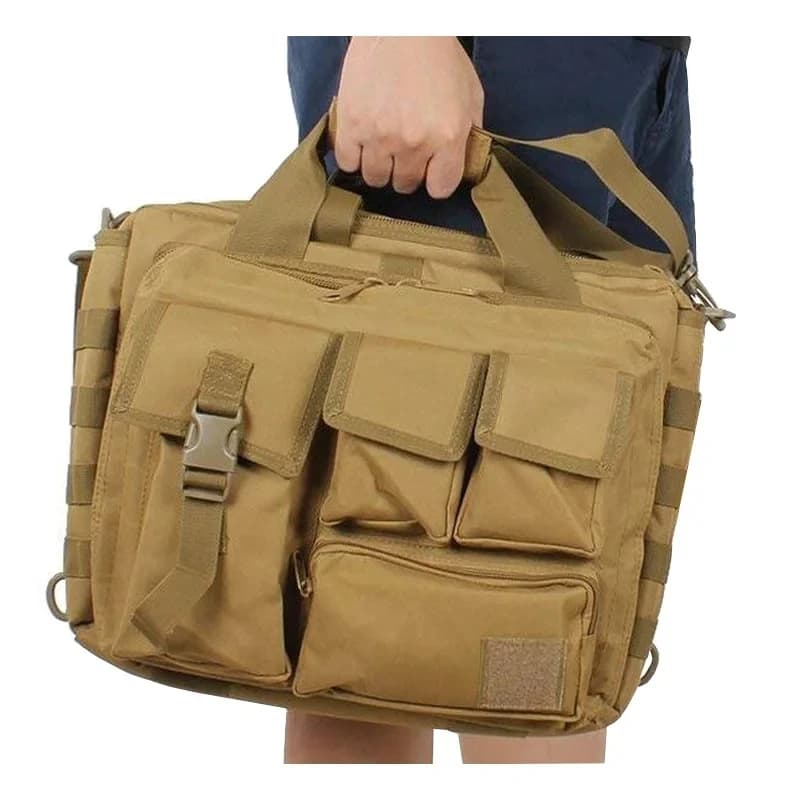 Zaino tattico in nylon HOMEFISH con sistema Molle Borsa a tracolla multifunzione per esterni per arrampicata portatile per laptop