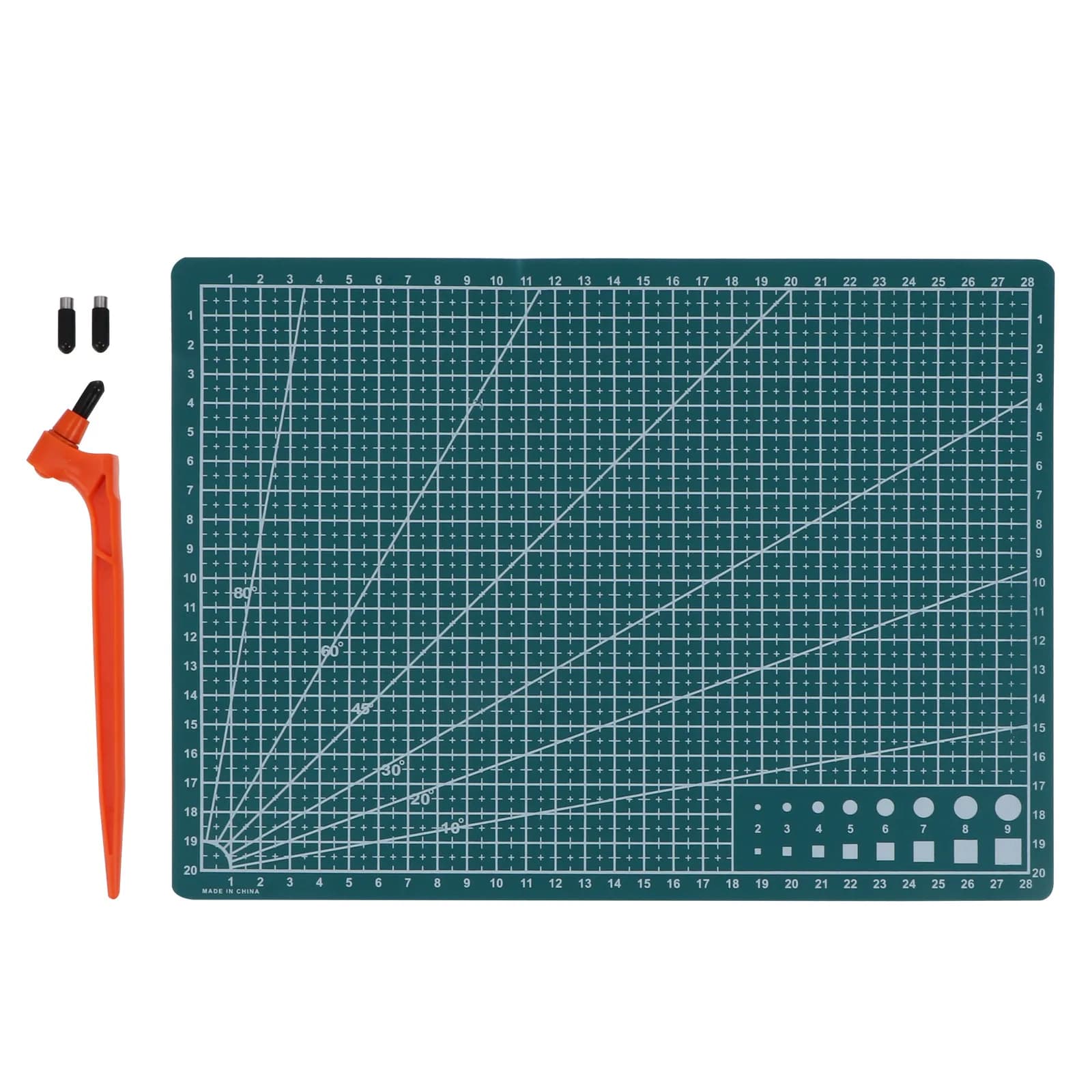 Set di Taglierine Rotanti a 360 Gradi per Carta, Cartoncino, Vinile, Design Creativo, Scrapbooking e Incisione Manuale