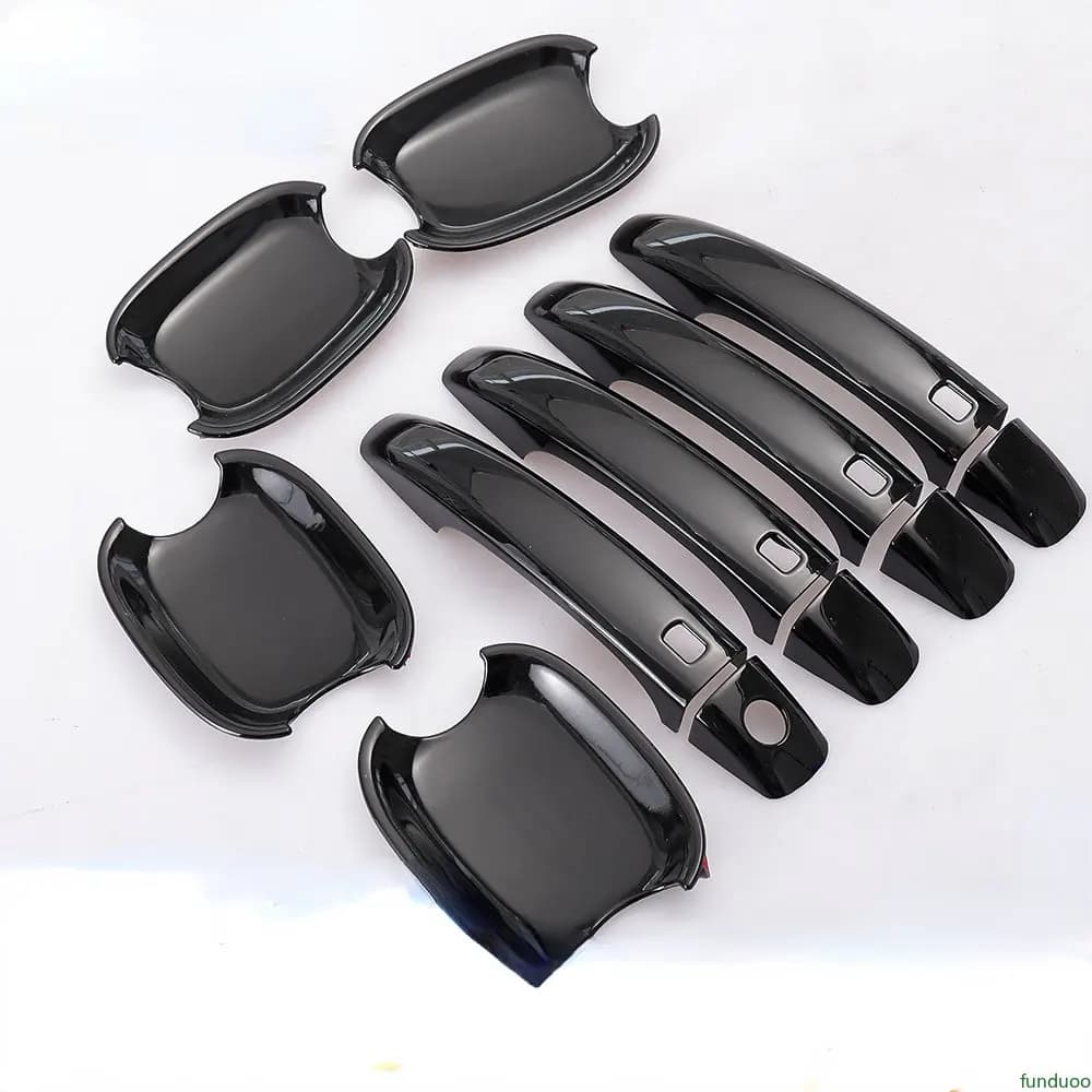 Adesivo per copertura della maniglia della portiera dell'auto cromato nero lucido per Audi Q3 2012 2013 2014 2015 2016 2017 2018 Styling accessori Auto