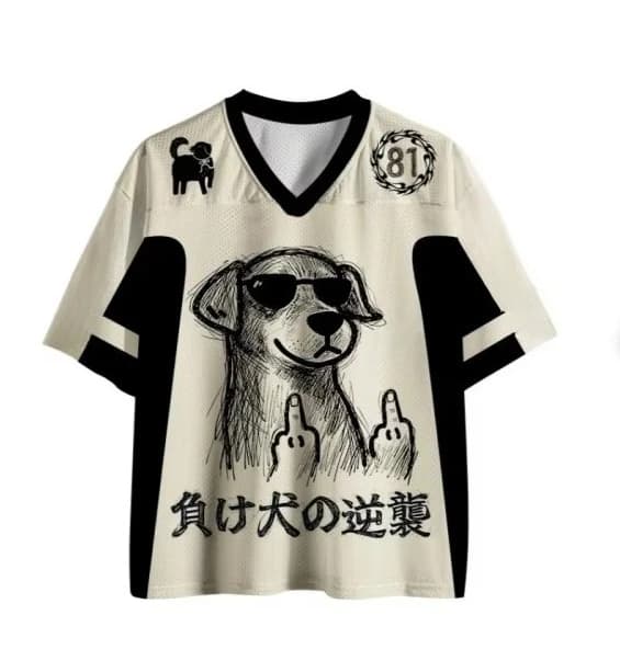 2026 New Summer Japanese Limited Edition Fun Cat Quick drying Fitness Fashion Leisure Parent Child V-neck T-shirt Large Size