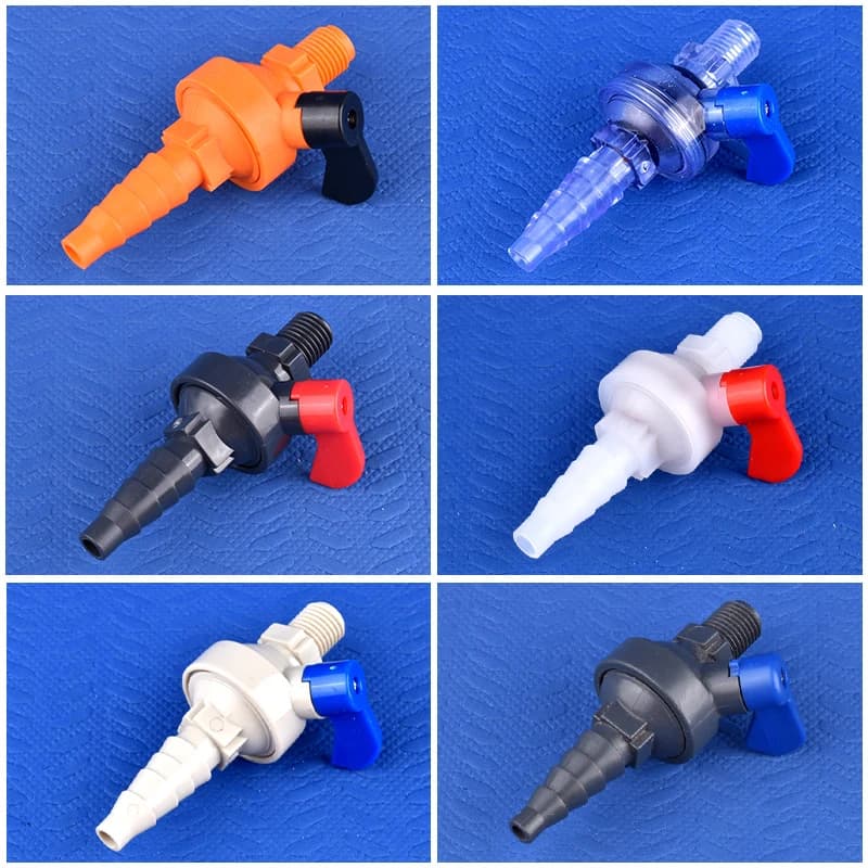 1/4" UPVC PPH CPVC PVDF Valve Sample Valve Valve Vall Pagoda Pipe Quick Connector Water Treatment Accessories