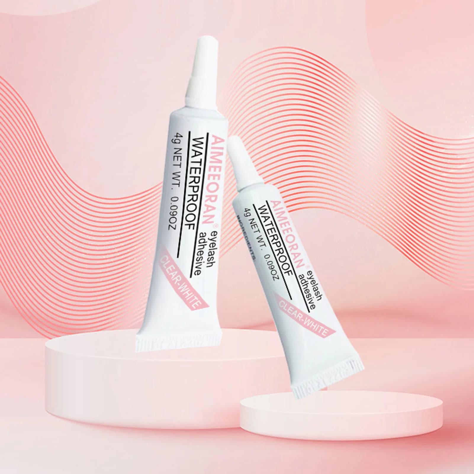 4g Colla per ciglia professionale Colla per ciglia finte impermeabile Ipoallergenico Forte tenuta Gel per ciglia Estensione delle ciglia Colla Trucchi 1 pz