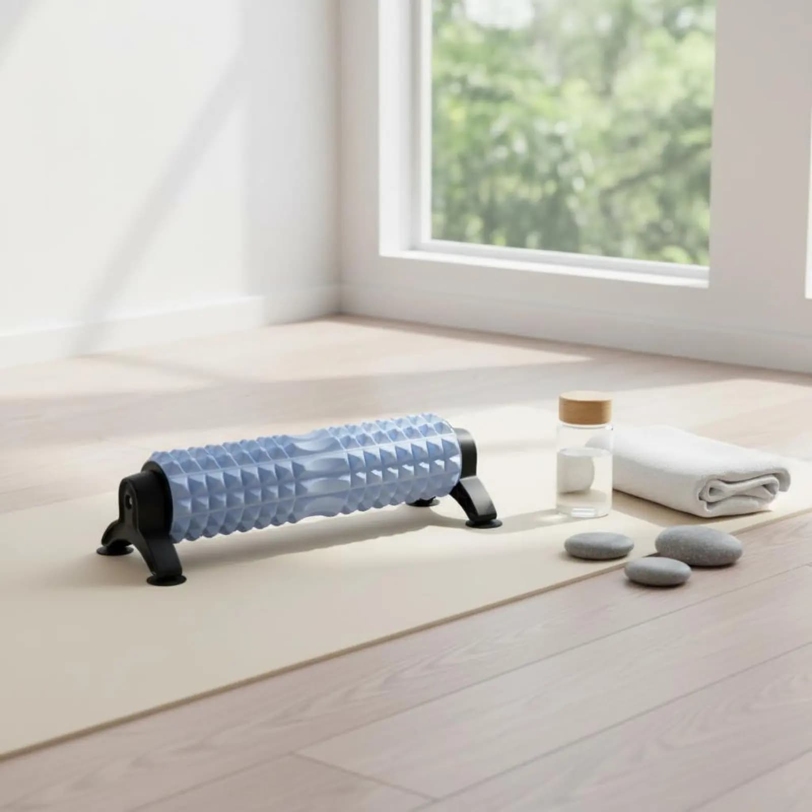 Rullo in schiuma staccabile per massaggio muscolare, attrezzatura fitness per gambe, a lunga durata, per palestra