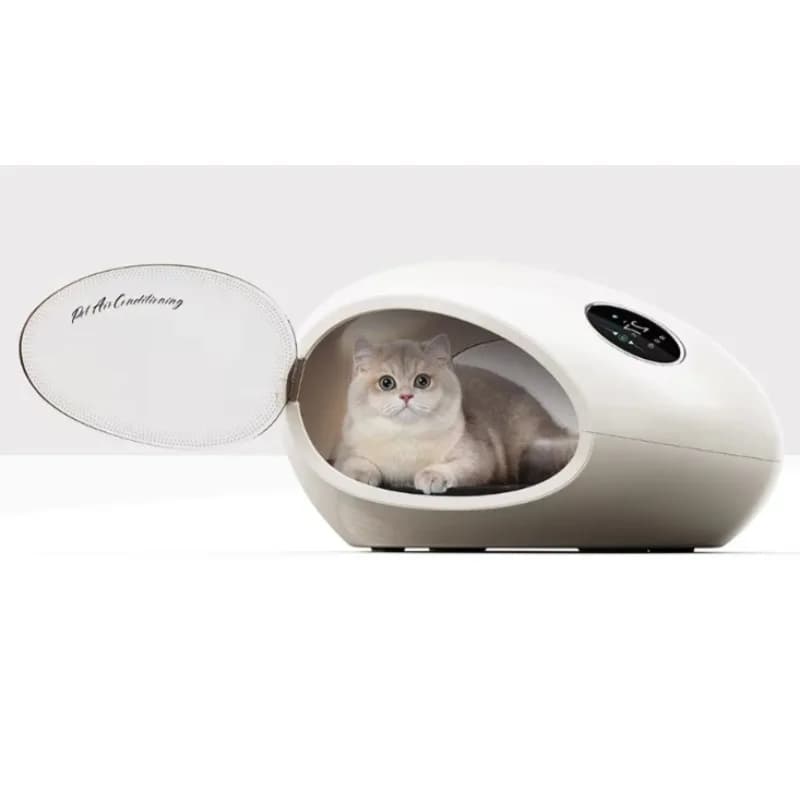 Cuccia Intelligente e Confortevole per Animali Domestici con Aria Condizionata e Riscaldamento Automatico per Cani e Gatti, Controllo tramite App, Cuccia Calda/Fredda per Piccoli Animali