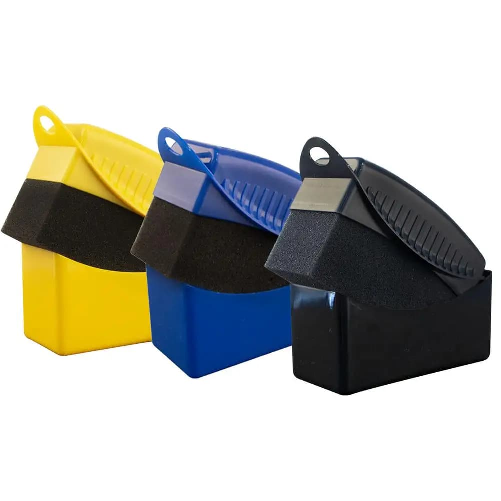 Pneumatici per auto ceretta lucidatura pulizia pneumatico pneumatico cerchione Trim contorno dettagli medicazione Shine Pad spugna schiuma pennello