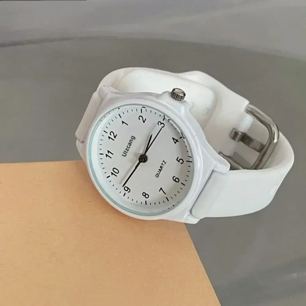 High Quality Silicone Strap Wrist Watch Multicolor Casual Quartz Watch Quartz Wrist Watch For Adjustable Students Reloj Mujer
