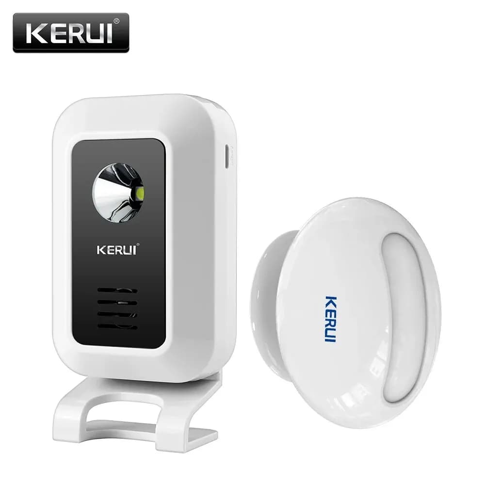 AliExpress Collection KERUI M7 Welcome Motion Sensor Security Alarm 32 canzoni campanello Wireless Smart Home LED Night Light
