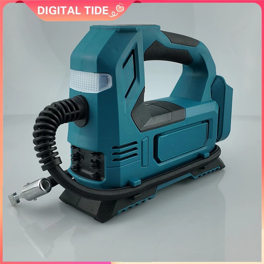 Compressore d'aria portatile per gonfiaggio pneumatici per auto per Makita 18V batteria senza fili pompa di aria elettrica per palle di pneumatici per biciclette per auto