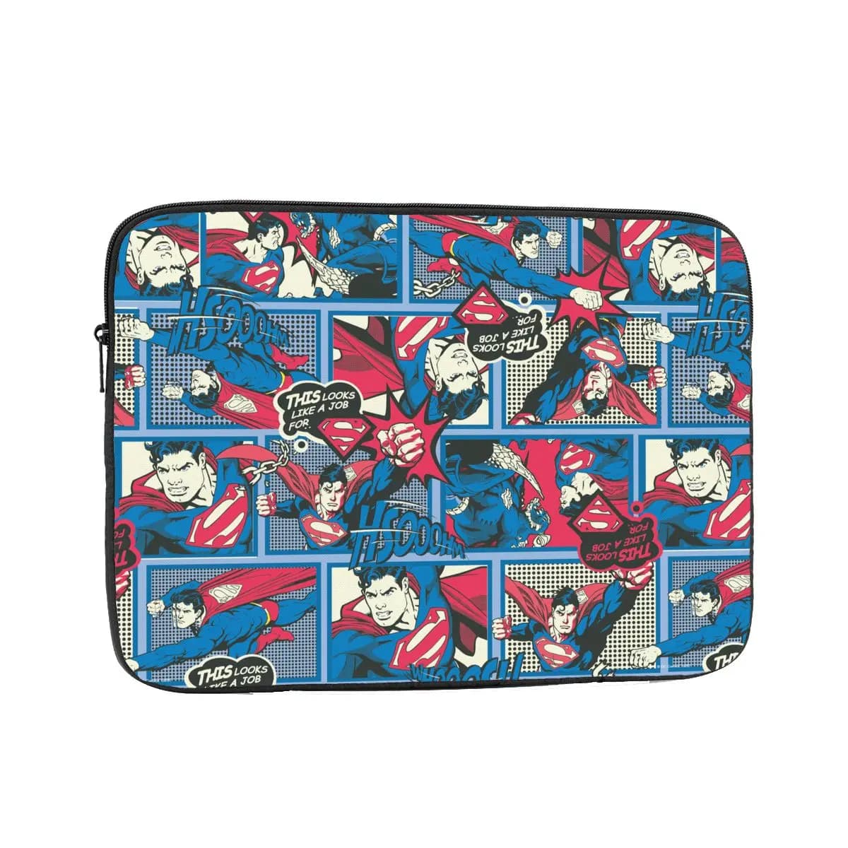 Supermans Comic Pattern 10 12 13 15 17 Inch Laptop Sleeve Case Notebook Sleeve Cover Bag Shockproof Case Bag