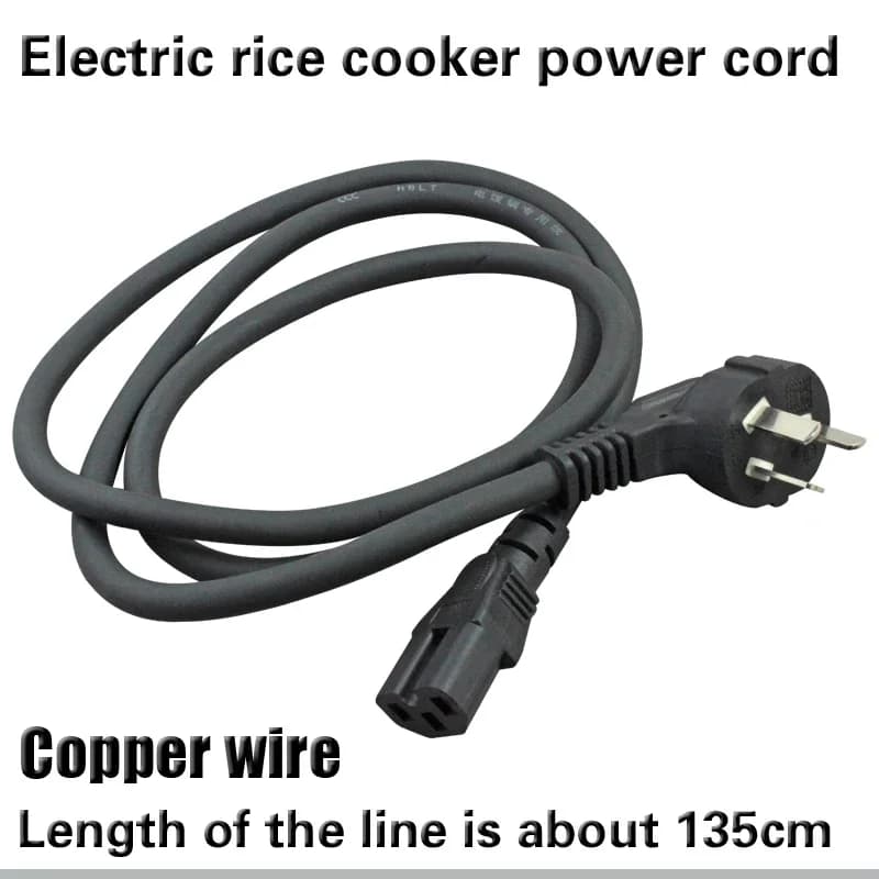 WZ-16A 250V Multi-purpose three-hole power cord pure copper 1.5 square rice cooker electric kettle electric hot pot printer boxe