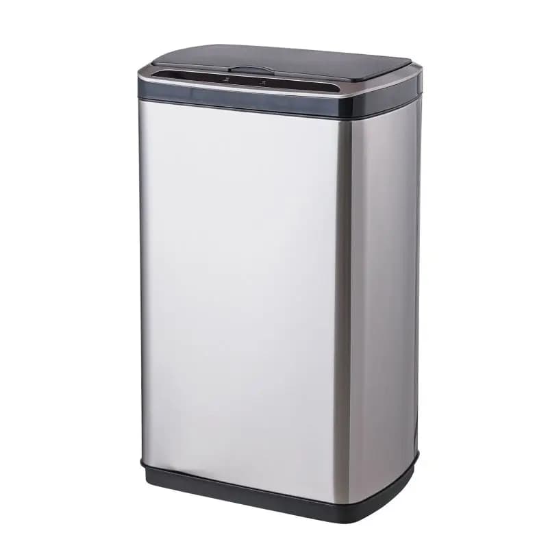 30L/50L Outdoor Automatic Stainless Steel Smart Sensor Garbage Bins Trash Can for Kitchen Car Use with Lid Included