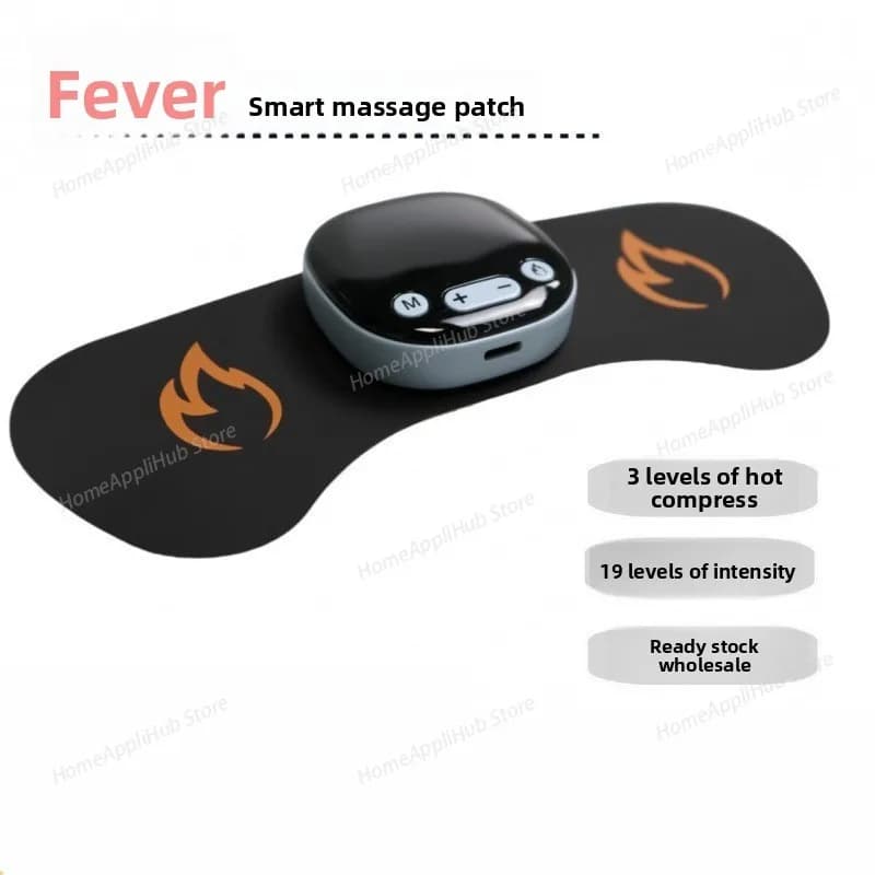 Mini EMS Hot Compress Shoulder and Neck Massager - Smart, Compact,Portable Pulse Cervical Massage Patch massage gun neck massage