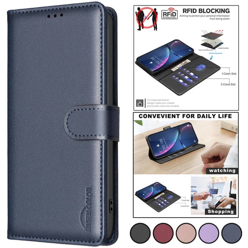 Per Etui Tecno Pova 7 4G Custodia classica in pelle per telefono per Funda Tecno Pova 7 Pova7 4G LJ6 RFID Blocco portafoglio Copertina del libro