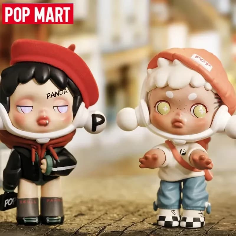 POP MART Skullpanda Panda Blind Box Toys Guess Bag Caja Ciega Animali dei cartoni animati Action Figures Scatola a sorpresa per ragazzi Ragazze Regalo