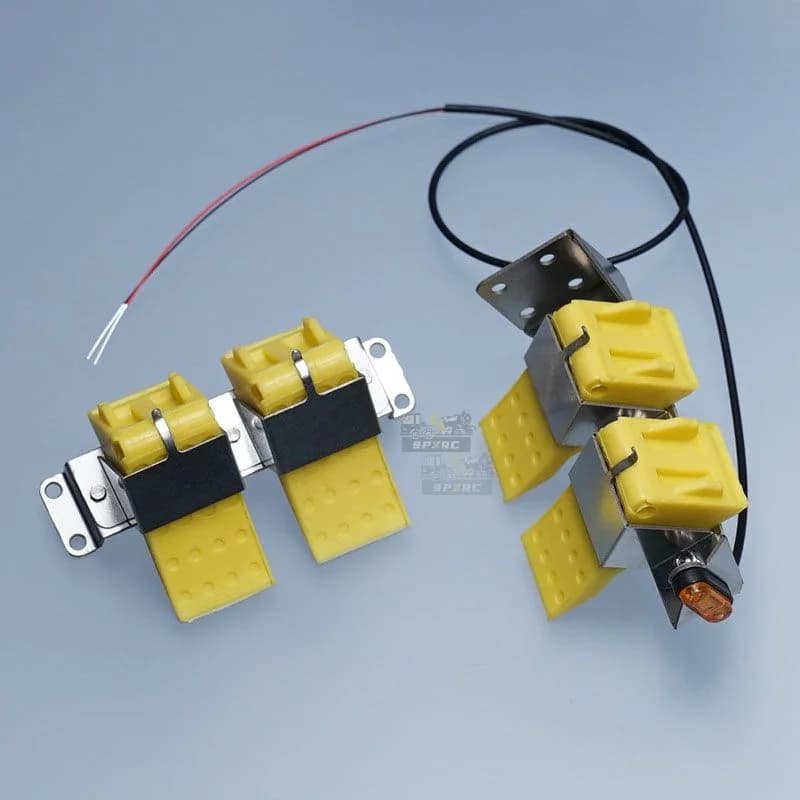 1 paio di pneumatici in gomma pantofola antiscivolo porta luci di posizione di supporto per 1/14 Tamiya RC camion SCANIA 770S Volvoo Arocs MAN TGX LESU auto