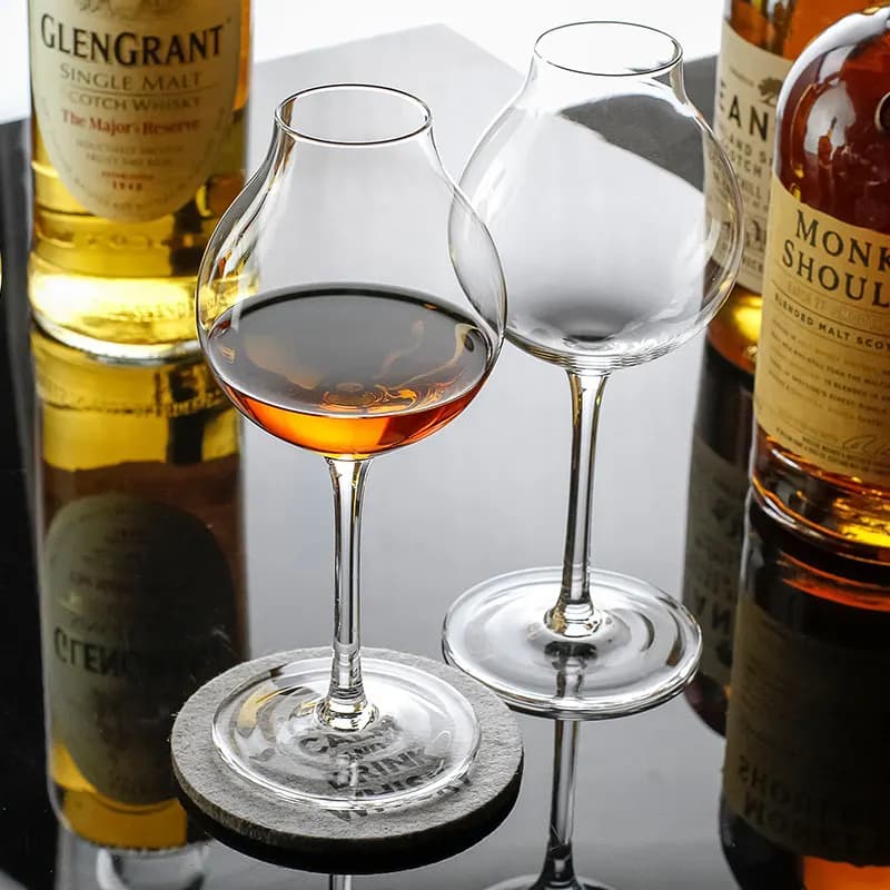 Professional Blender's Whiskey Copita Nosing GlassTulip Bud Whisky Crystal XO Chivas Regal Goblet Cup Wine Tasting Glasses