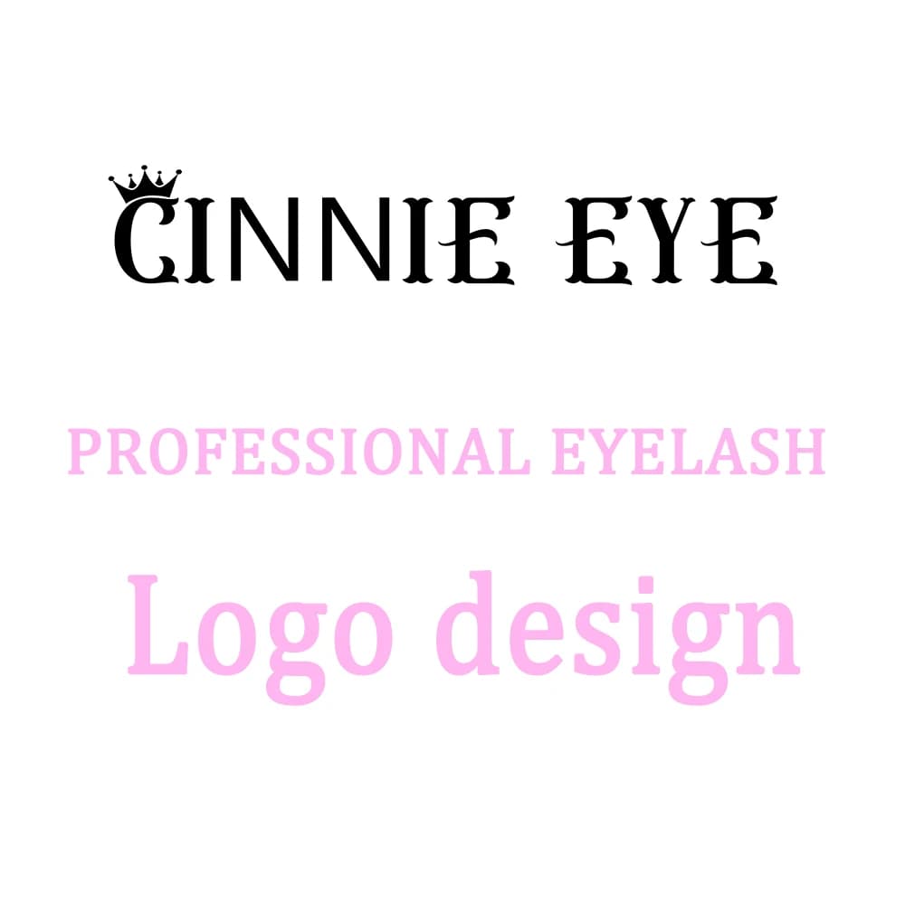 DIY Logo Drop Shipping Wholesale Bulk Private Label False Eyelash Logo Design DIY Logo Designer