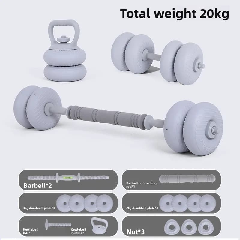 Kettlebell Multifunction Set, Manubri and Balancing Soft for Indoor and Home Fitness Strength Training