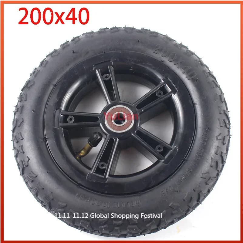 Dimensioni 200X40 Pieghevole Pneumatico per bicicletta Pneumatico in gomma Scooter Auto Parti del motociclo Auto per bambini 8 pollici Ruota pneumatico 200*40