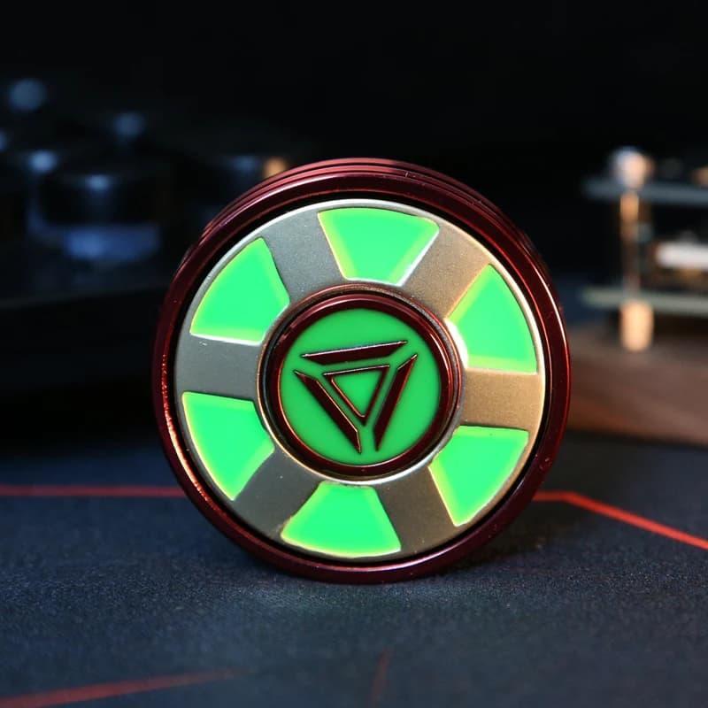 Fidget Spinner Heart Fingertip Top Anti Stress Metal Hand Spinner Toy Fidget Toys EDC per adulti regali per bambini