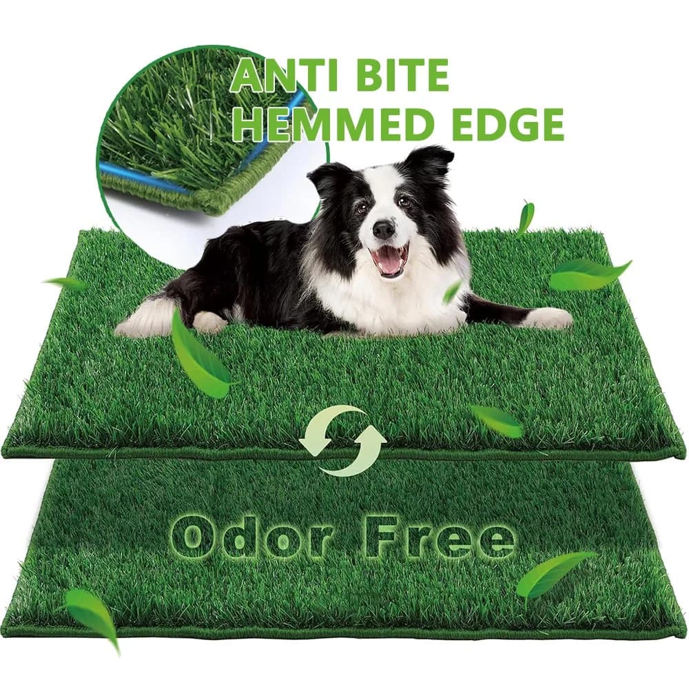 Tappeto igienico riutilizzabile per cani: Tappeto in erba sintetica per cani, Toilette per cani, Tappetino per addestramento, Toilette per cani per balcone, patio, giardino