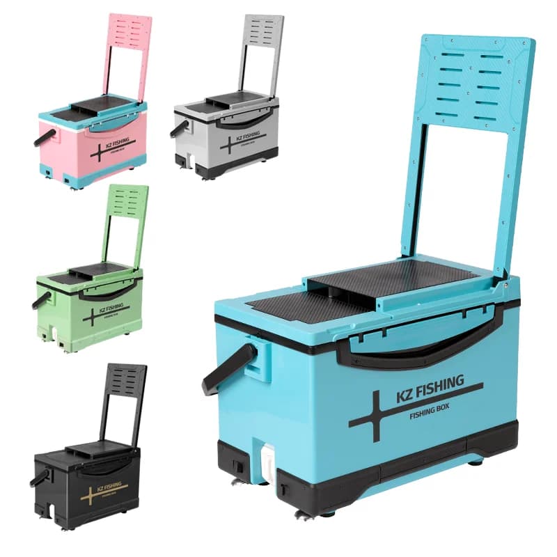 Wholesale Carp Fishing Seat Tackle Boxes With Rod Holder