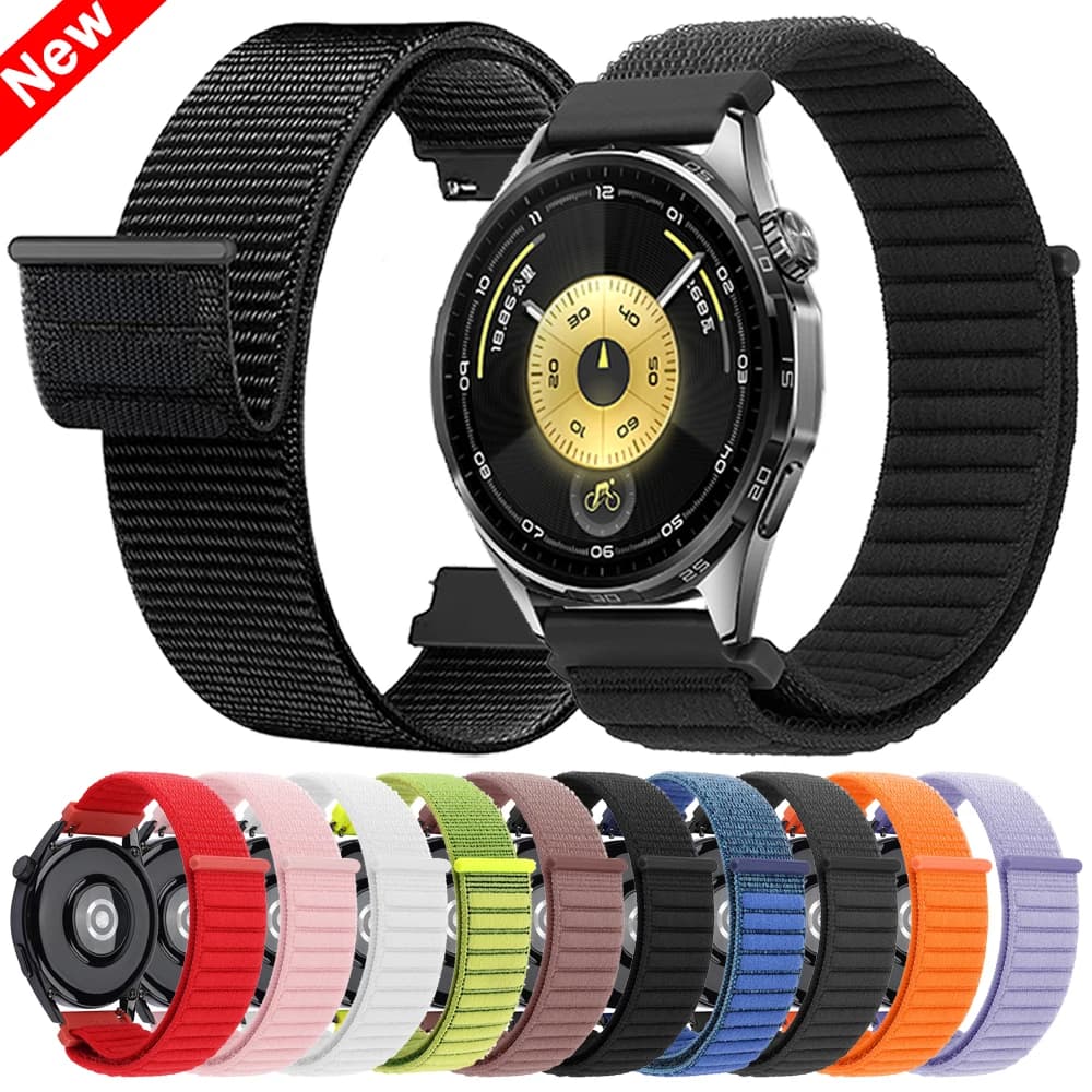 Fasce in nylon 20mm 22mm per HUAWEI WATCH GT 6/GT6 Pro cinturino sportivo per HUAWEI WATCH 5 4pro GT5 4 3 46mm Runner braccialetto traspirante