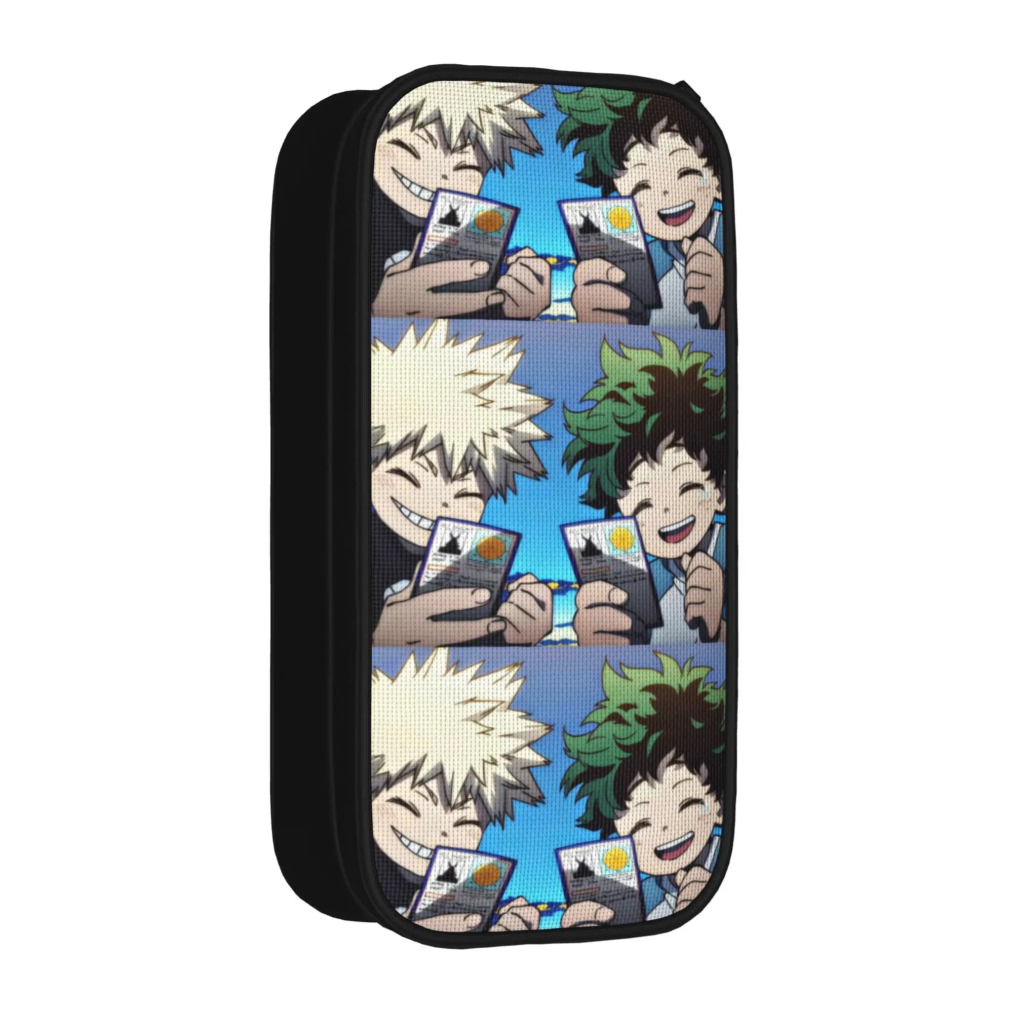 Custom My Hero Academias Cute Pencil Case Boy Girl Large Capacity Pencil Pouch School Accessories