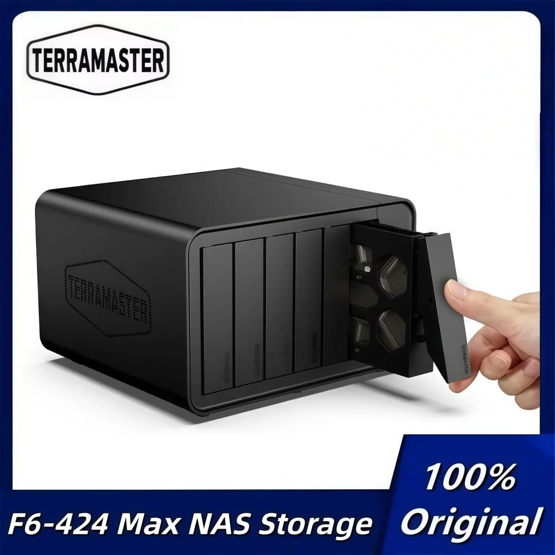 TERRAMASTER F6-424 Stoccaggio NAS massimo di 6 alloggiamenti (senza disco)