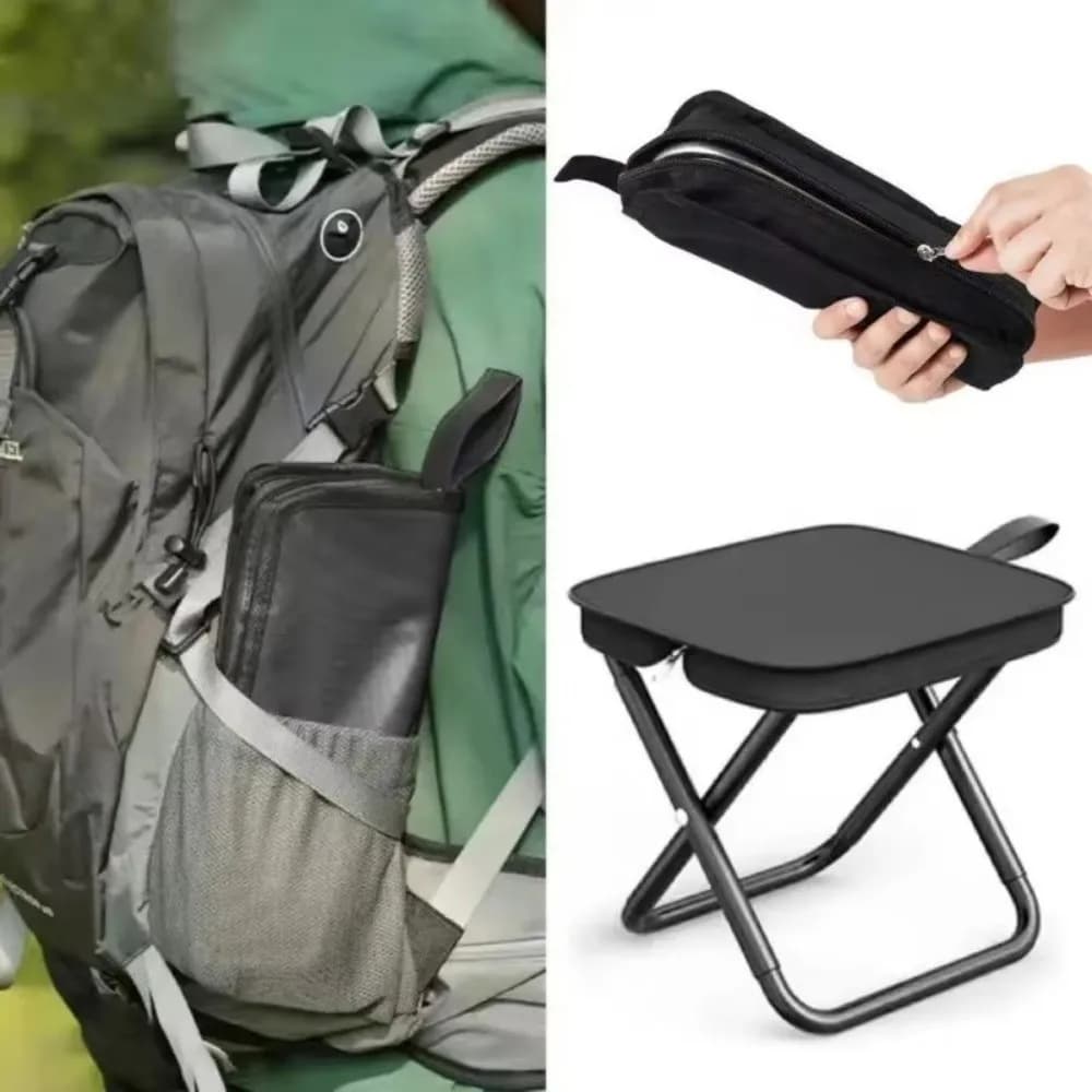 Multifunctional Folding Chair Ultra Light Stable Pencil Case Stool Strong Load-bearing Wear-resistant Fishing Stool