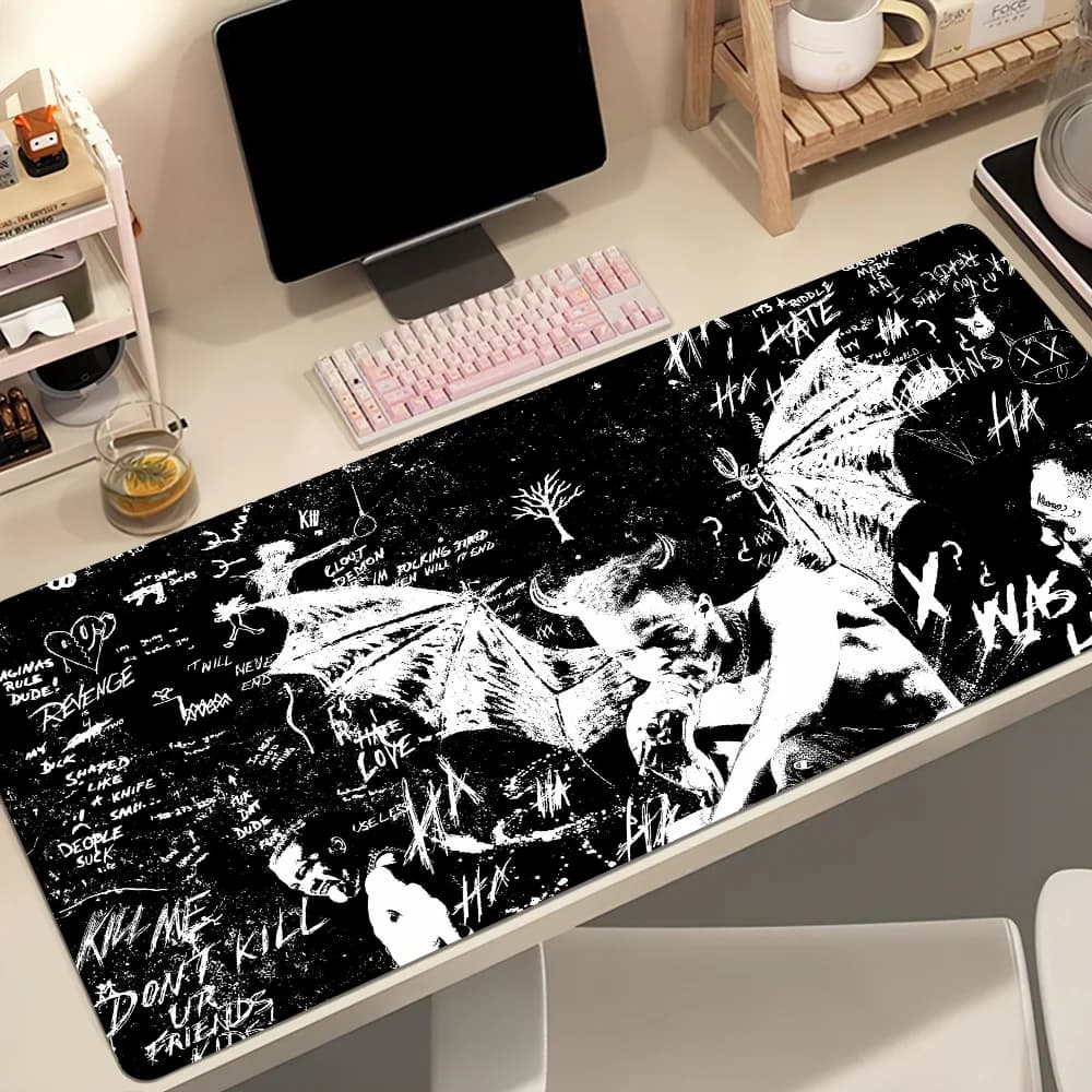 X-XXXTENTACION Fashion Hot Singer Mouse Pad Non-slip Thickened MousePad Student Gaming Cushion Large Writing Lockedge Office