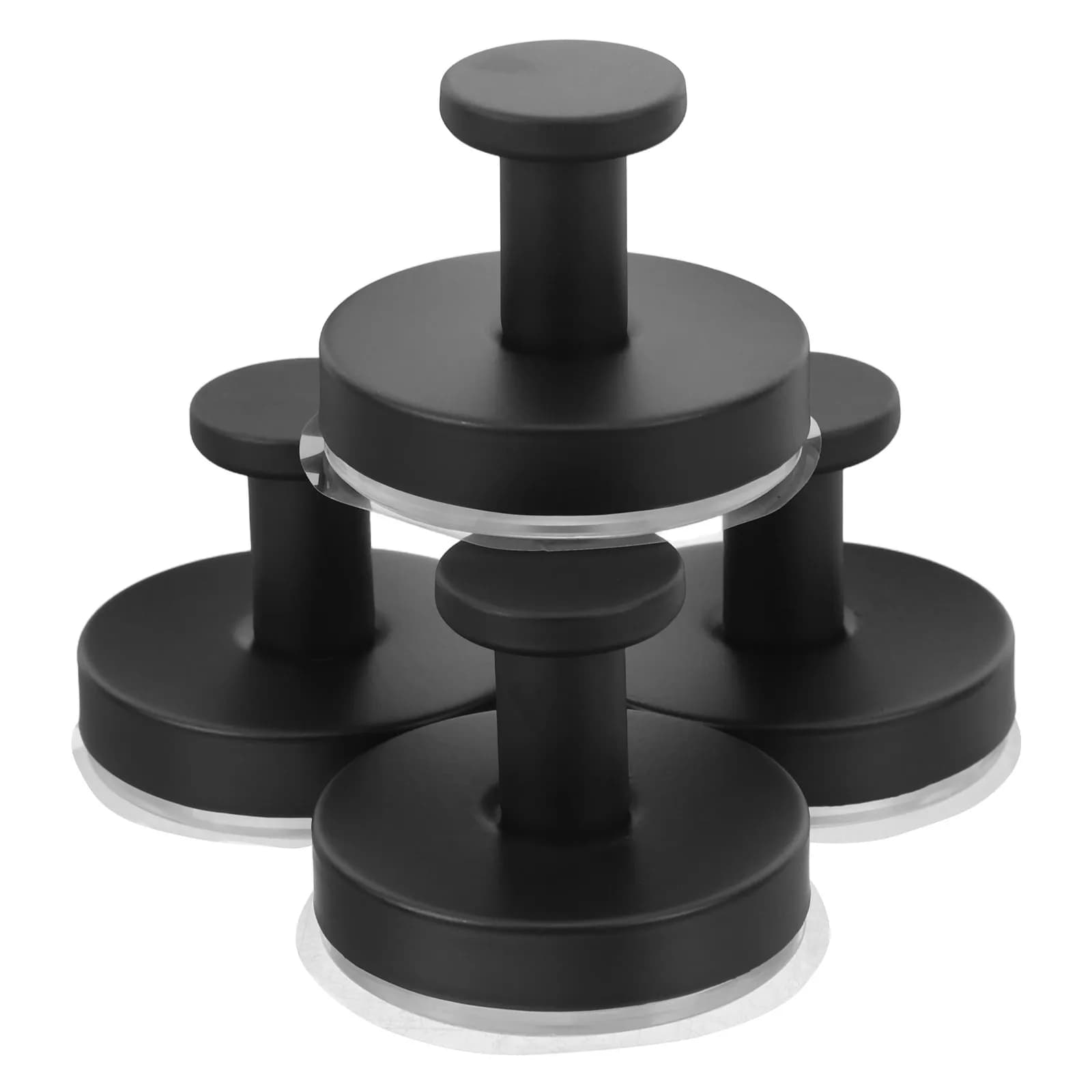 4Pcs Stainless Steel Suction Cup Hooks Versatile Smooth Surface Compatible No Drill Wall Hooks for Bedroom Bathroom Kitchen Coat