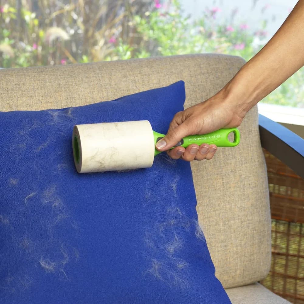Extra Sticky Pet Hair Remover Roller Refillable Lint Roller with 95 Sheets for Clothes Furniture Carpet and Crafts Travel Grooming