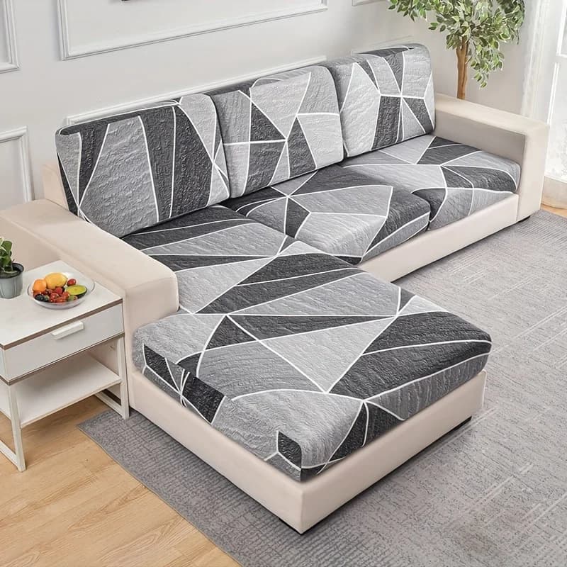 1pc lining for sofa printed elastic soft silk milk protection universal anti-scratch protection for furniture for living room office