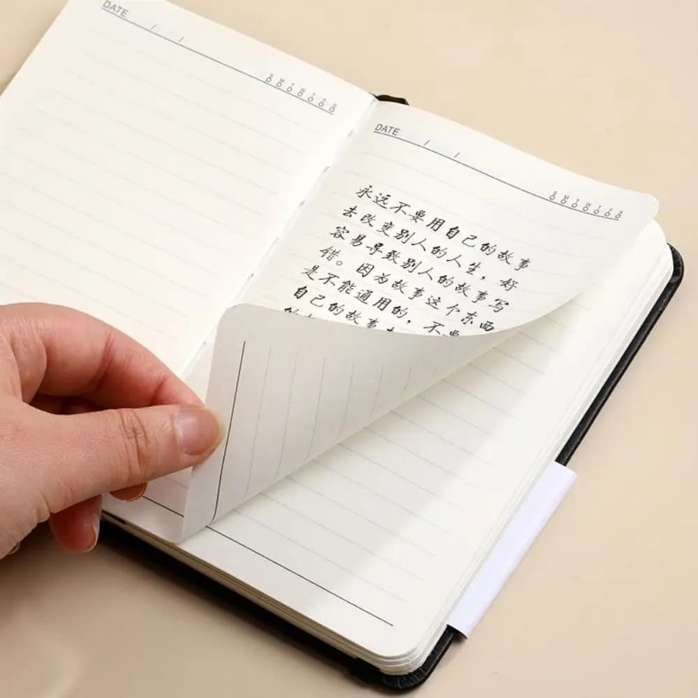 Notebook con cinturino A6 Mini Notebook Memo Diario Planner Agenda Organizzatore Blocco note tascabile Prendendo appunti Ispessimento