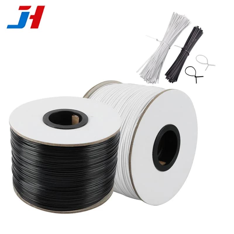 Fascetta per cavi con nucleo in ferro, fascetta twist per cavi JH