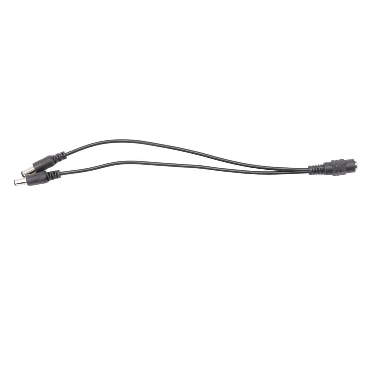 TCE 5.5x2.1mm 1 to 2 M/F DC Power Splitter Cable for Security CCTV Camera