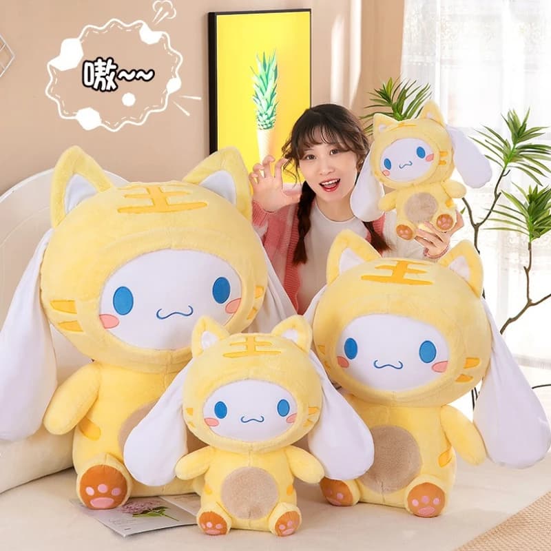 Sanrio Tiger Cinnamoroll Plush stuffed toys plush blankets Children's room decorations Sleeping pillows Christmas birthday gifts
