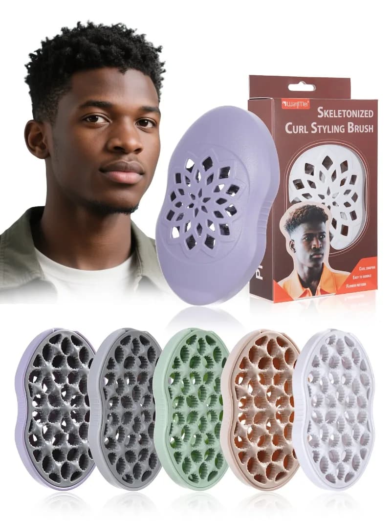 1 pcs Professional Ricci African Hair Torsion Spool Magic Wave Spool Reusable Dreadlock Afro Hair Brush Bigodino Hair Styling Tool