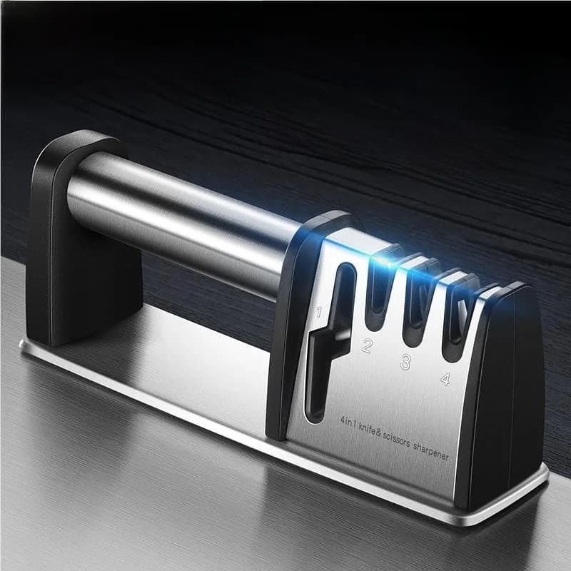 Arpener for kitchen knives Multifunction Auatic Home Use Stone inding for chef knives Forbici Asta Bar Harvest knife