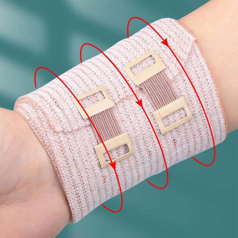 3 Pezzi di Bende Elastiche Morbide e Traspiranti per Lesioni Sportive, Supporto Compressivo per Polso, Ginocchio e Caviglia