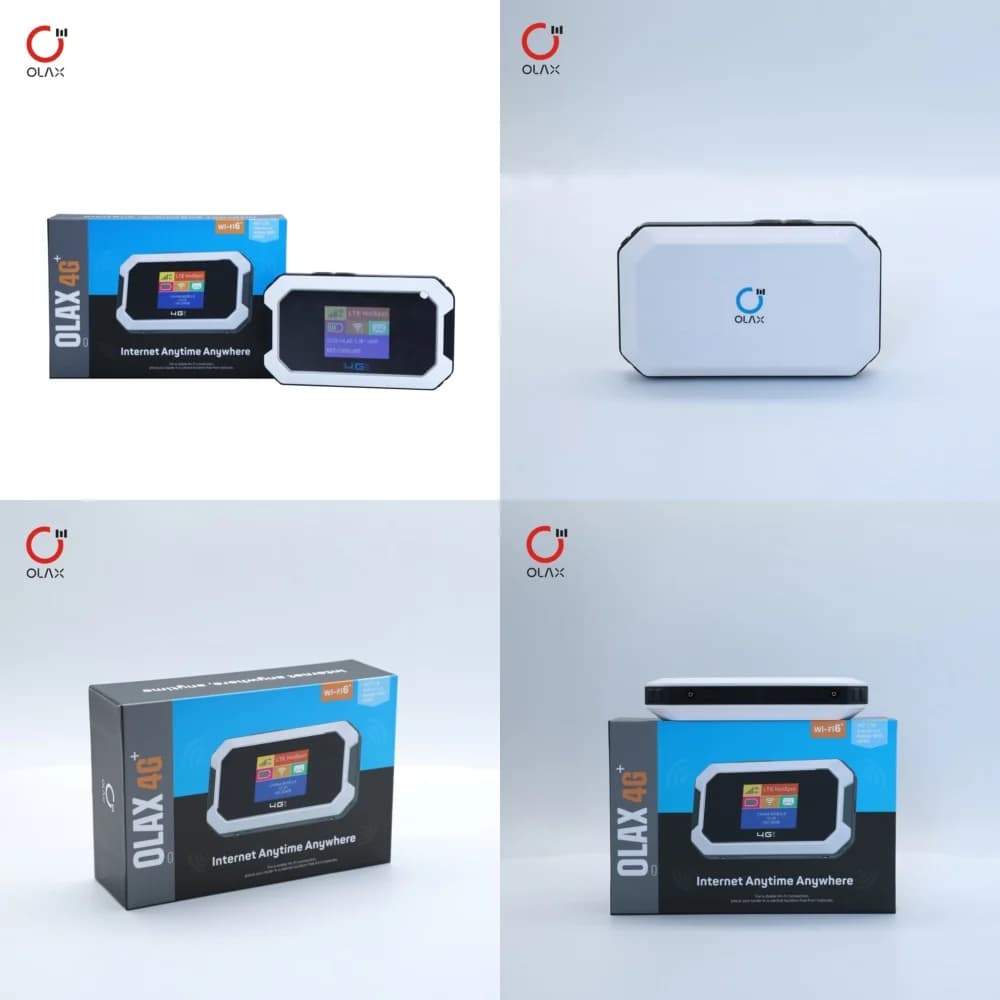 Router Hotspot Mobile 4G OLAX MT80 con Batteria da 3000mAh, Antenne Esterne, WiFi Sbloccato, Supporto eSIM