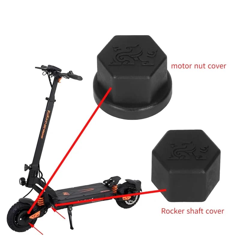 Copertura per dado dell'albero motore per Kukirin G2 Master e Kugoo Rocker – Tappo decorativo per albero, impermeabile e antiruggine