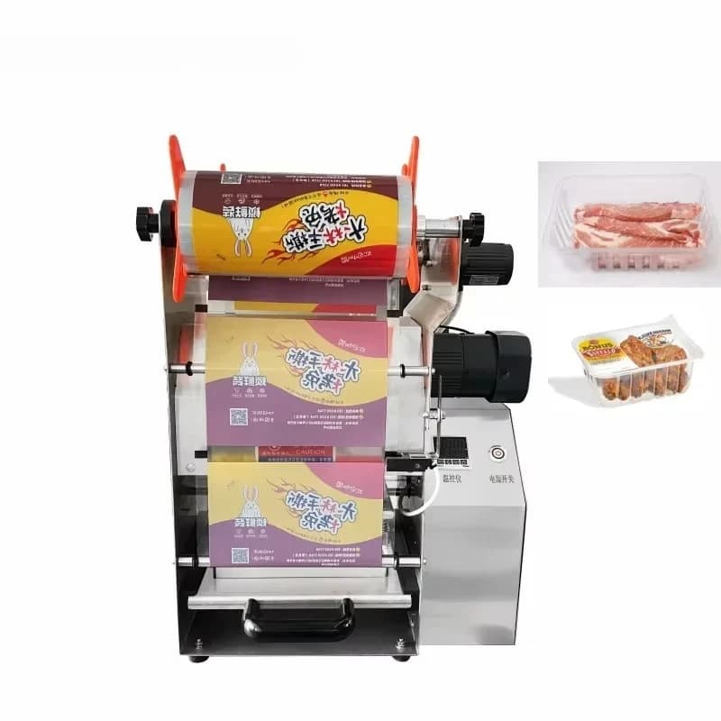 # LHigh Quality Semi Automatic Portable Food Sealing Sealer Machine Manual Take Away Food Container Tray Box Heat Sealer