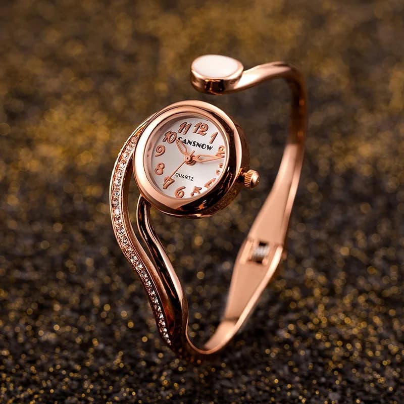 Fashionable creative women's wristwatch, small dial, bracelet, watches, quartz movement, women's watch, diamonds, steel watch, gift