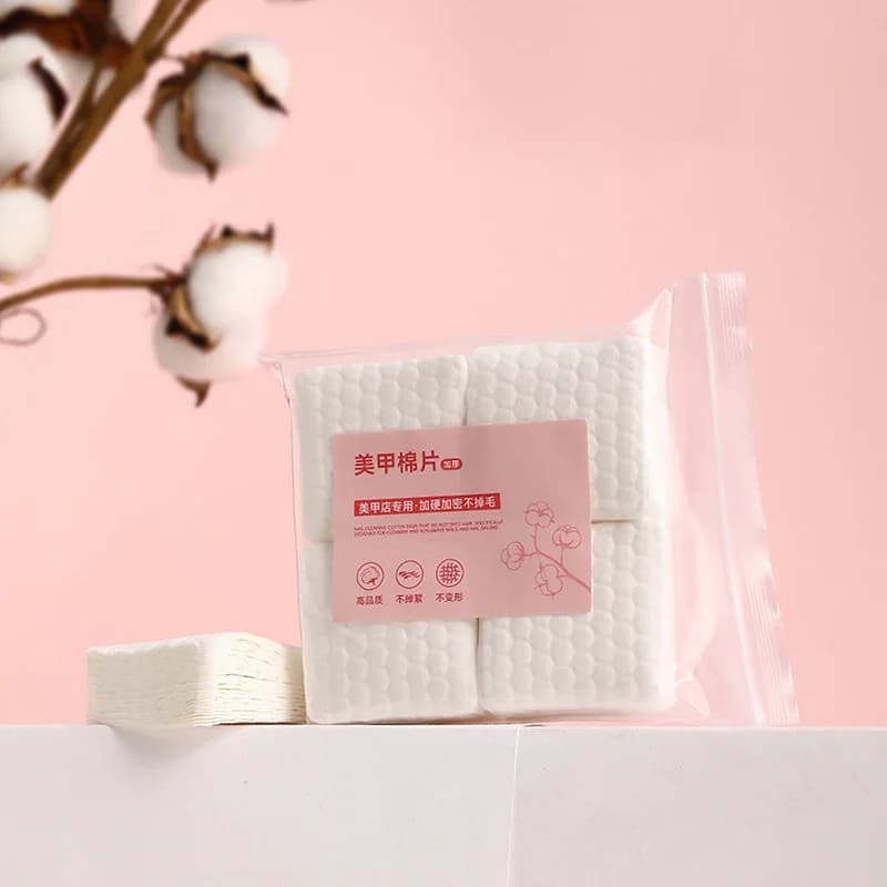 200/500 pezzi Professione 100% tamponi di cotone per salviette per unghie Lint-Free Nail CottonGel Polish Remover Nail Art Strumenti di pulizia