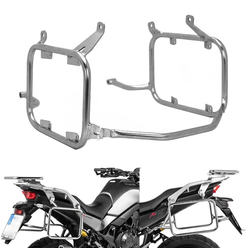 For Honda Transalp XL 750 Lateral Box Containers Transalp XL750 Bisaccia Posteriore Pannier Cargo Boxes Immagazzinaggio Mounting Support